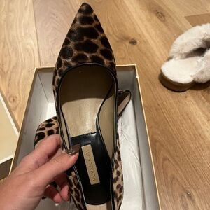 Calf hair leopard heels Michael kors